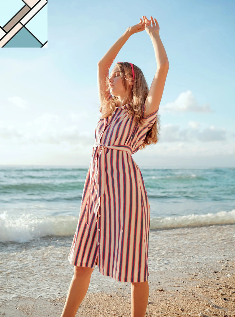 JACKIE Safari Midi Dress by BrunnaCo BRUNNA CO