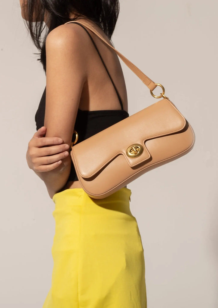 Jacqueline Leather Bag, Apricot by Bob Oré BOB ORE