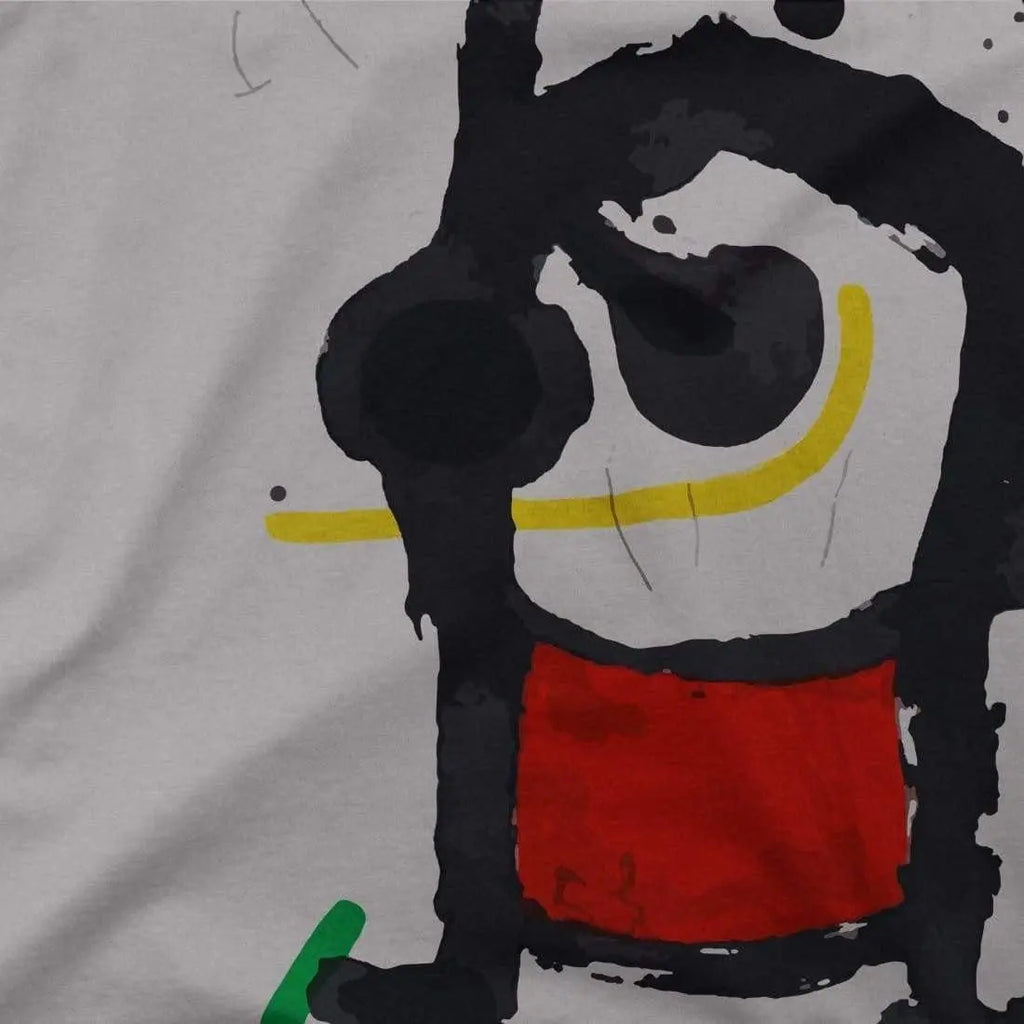 Joan Miro Bethsabee 1972 Artwork T-Shirt by Art-O-Rama Shop ART-O-RAMA-SHOP