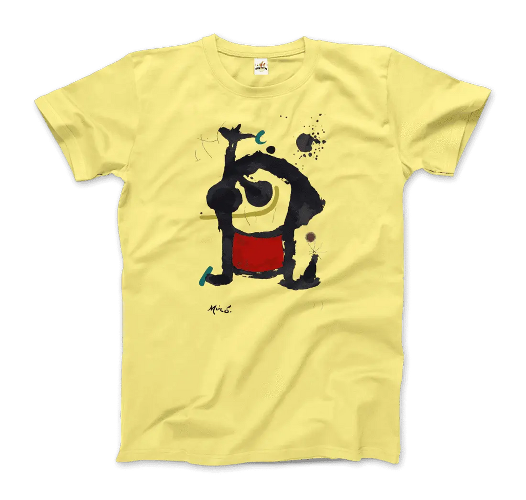 Joan Miro Bethsabee 1972 Artwork T-Shirt by Art-O-Rama Shop ART-O-RAMA-SHOP