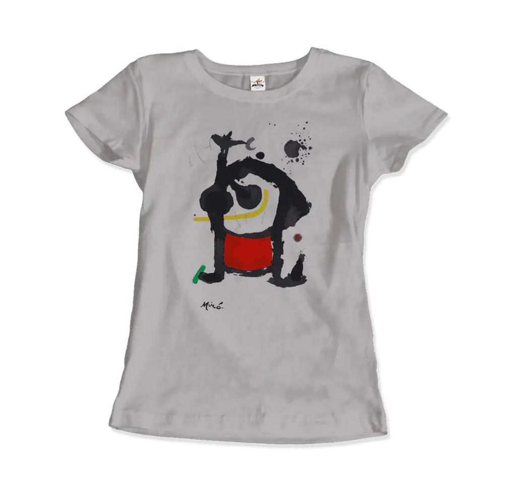 Joan Miro Bethsabee 1972 Artwork T-Shirt by Art-O-Rama Shop ART-O-RAMA-SHOP