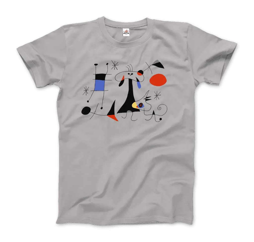 Joan Miro El Sol (The Sun) 1949 Artwork T-Shirt by Art-O-Rama Shop Art-O-Rama Shop