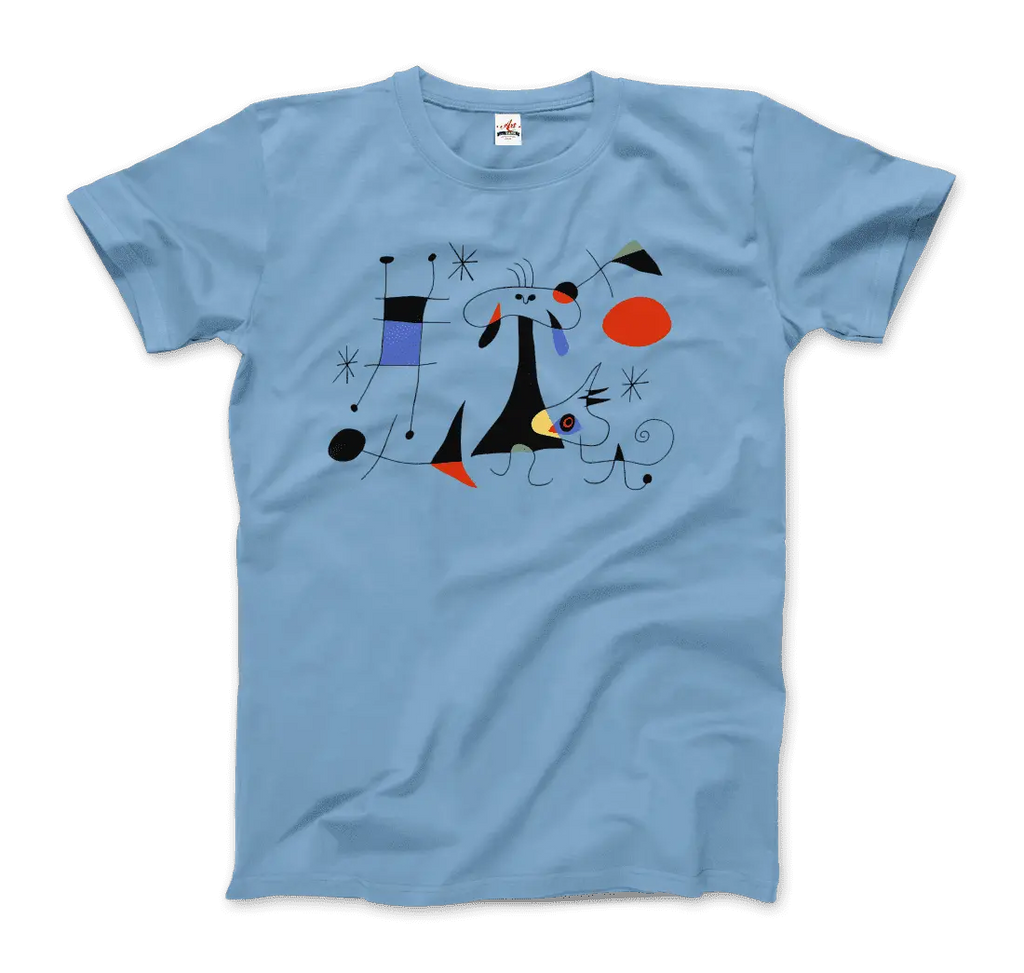 Joan Miro El Sol (The Sun) 1949 Artwork T-Shirt by Art-O-Rama Shop Art-O-Rama Shop