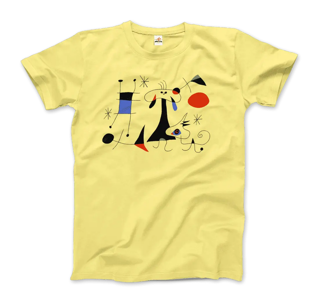 Joan Miro El Sol (The Sun) 1949 Artwork T-Shirt by Art-O-Rama Shop Art-O-Rama Shop