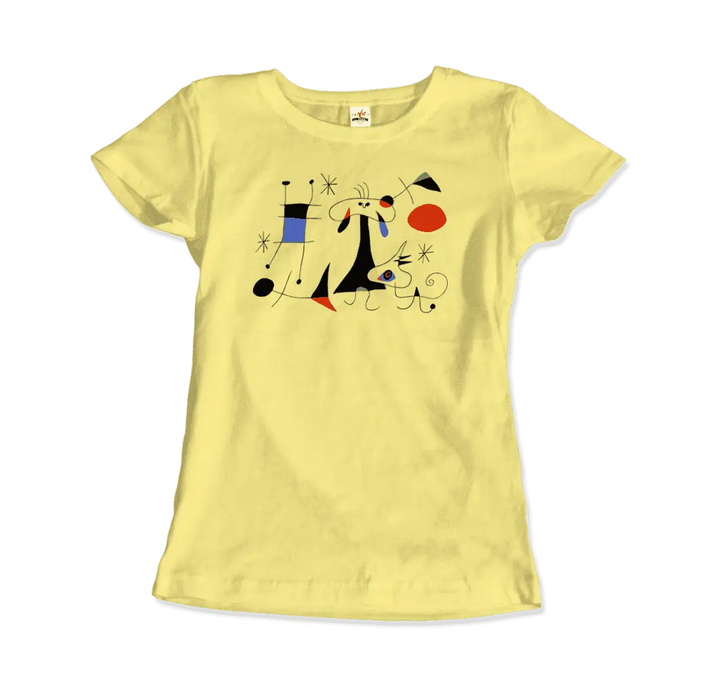 Joan Miro El Sol (The Sun) 1949 Artwork T-Shirt by Art-O-Rama Shop Art-O-Rama Shop