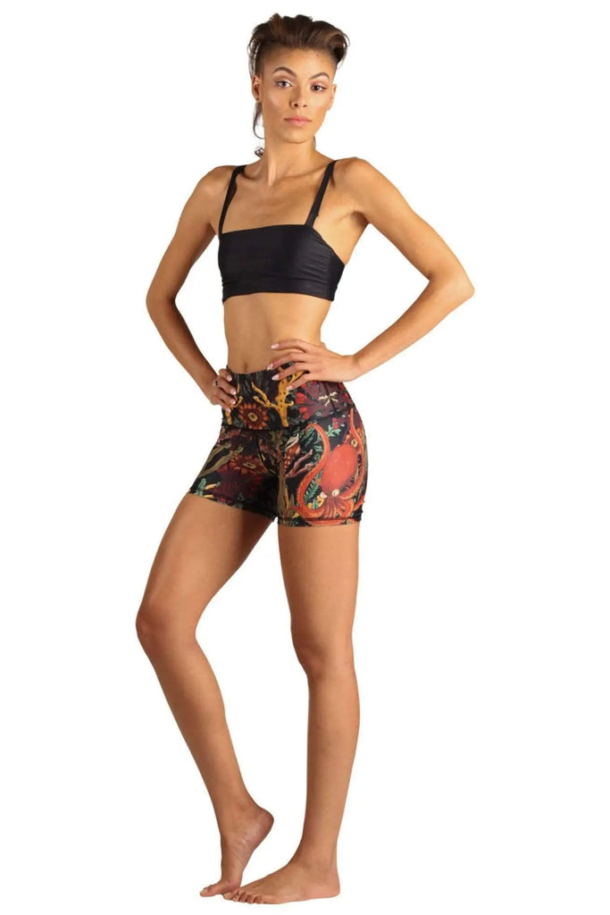 Joey Short in Coral My Name by Yoga Democracy Yoga Democracy