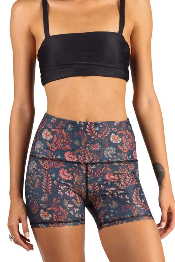 Joey Short in Festival Denim by Yoga Democracy Yoga Democracy