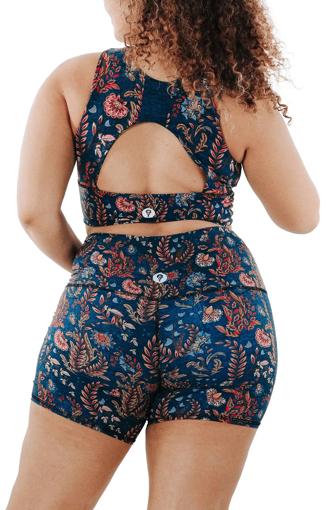 Joey Short in Festival Denim by Yoga Democracy Yoga Democracy