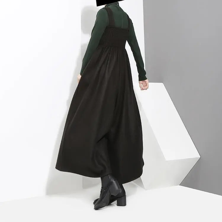 Jucee Wide Leg Overalls - Black by Marigold Shadows Marigold Shadows