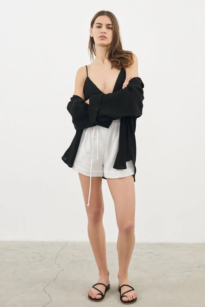 June Short - White by The Handloom The Handloom