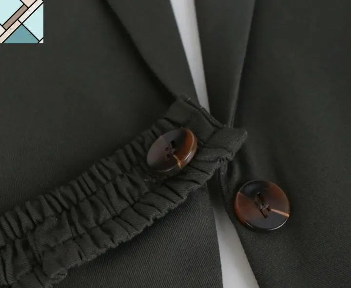 Kaida Cross Split Long Sleeve Jacket by Marigold Shadows MARIGOLD SHADOWS