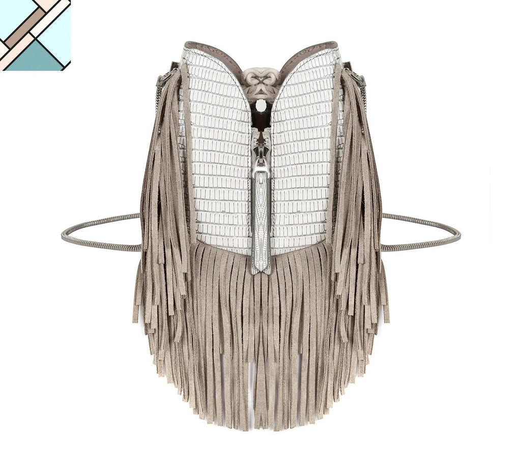 Katy Printed Leather Handbag TARA FOLKS