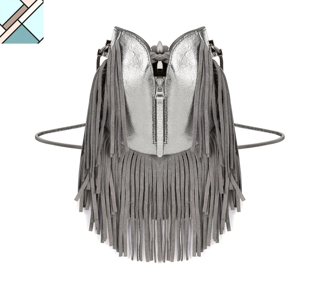 Katy Printed Leather Handbag TARA FOLKS