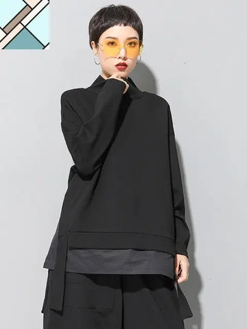 Kayda Turtleneck Sweatshirt by Marigold Shadows MARIGOLD SHADOWS
