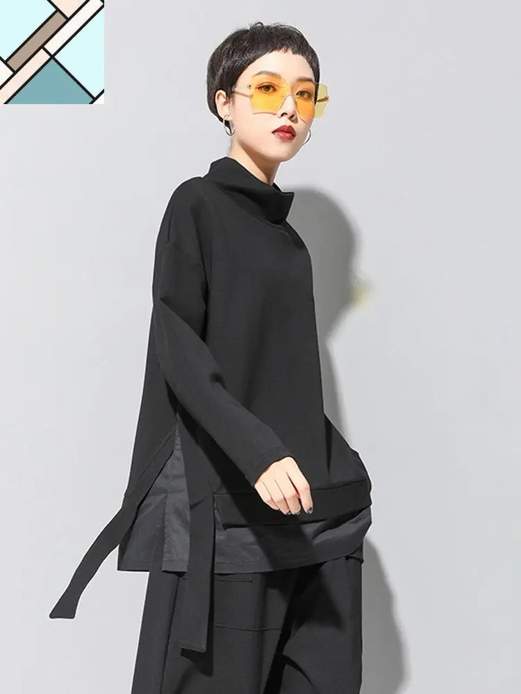 Kayda Turtleneck Sweatshirt by Marigold Shadows MARIGOLD SHADOWS