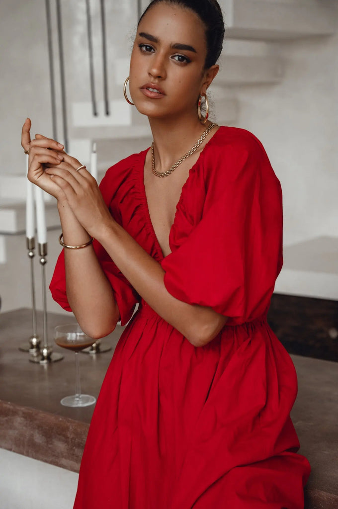 Kezas Cotton Maxi Dress by Bali ELF Bali ELF