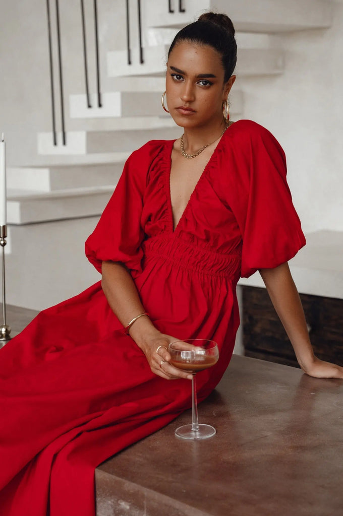 Kezas Cotton Maxi Dress by Bali ELF Bali ELF