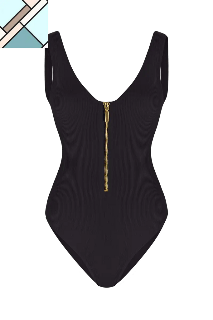 Kiara Zipper One Piece Swimsuit MOVOM