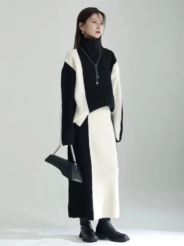 Kmessta Sweater Skirt Set by Marigold Shadows Marigold Shadows