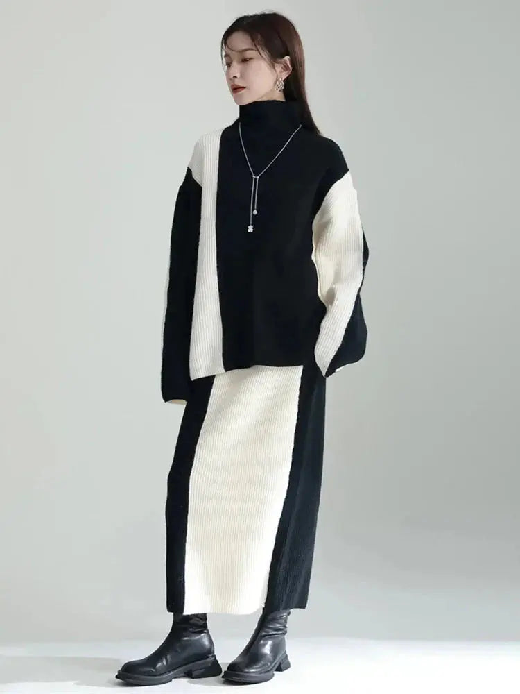 Kmessta Sweater Skirt Set by Marigold Shadows Marigold Shadows