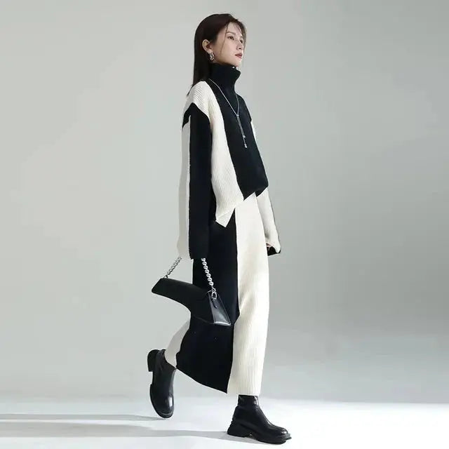 Kmessta Sweater Skirt Set by Marigold Shadows Marigold Shadows