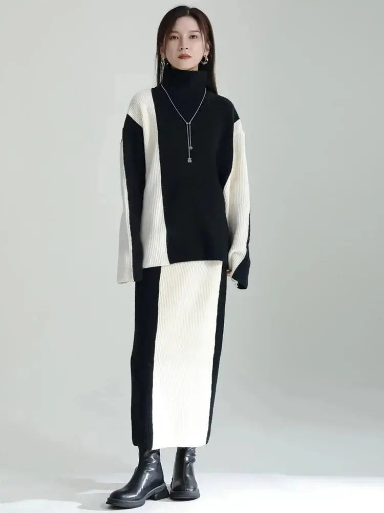 Kmessta Sweater Skirt Set by Marigold Shadows Marigold Shadows