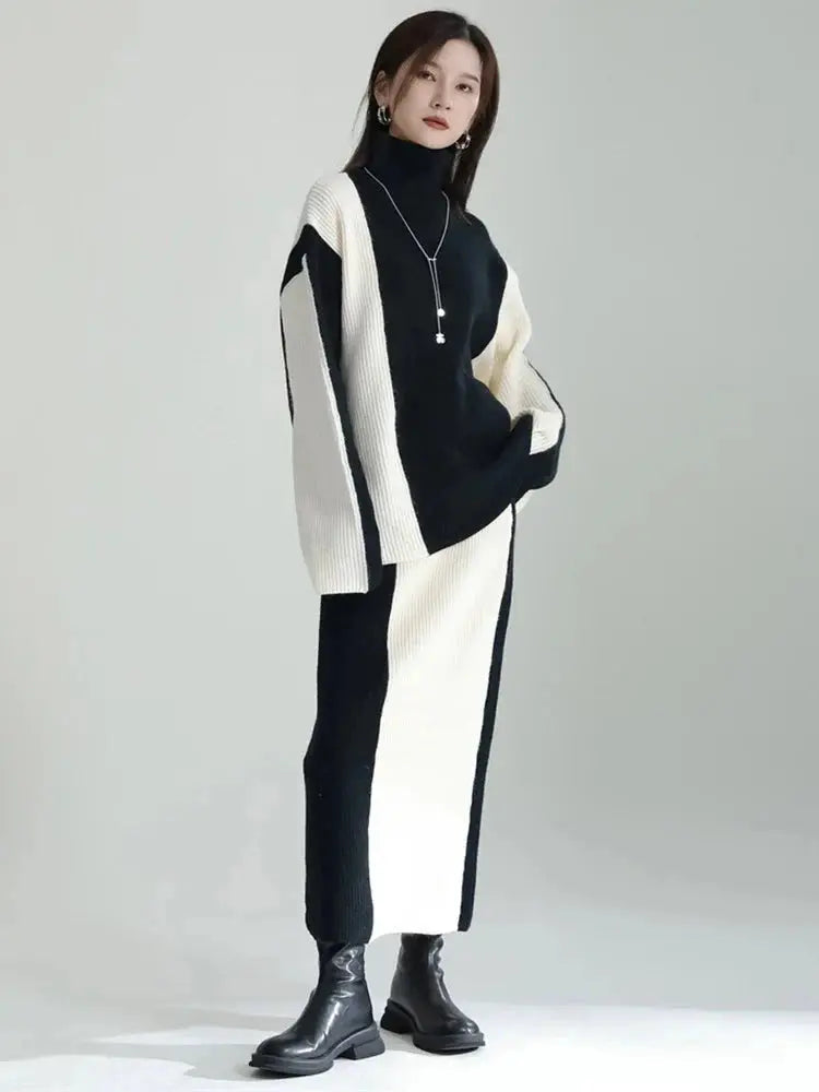 Kmessta Sweater Skirt Set by Marigold Shadows Marigold Shadows