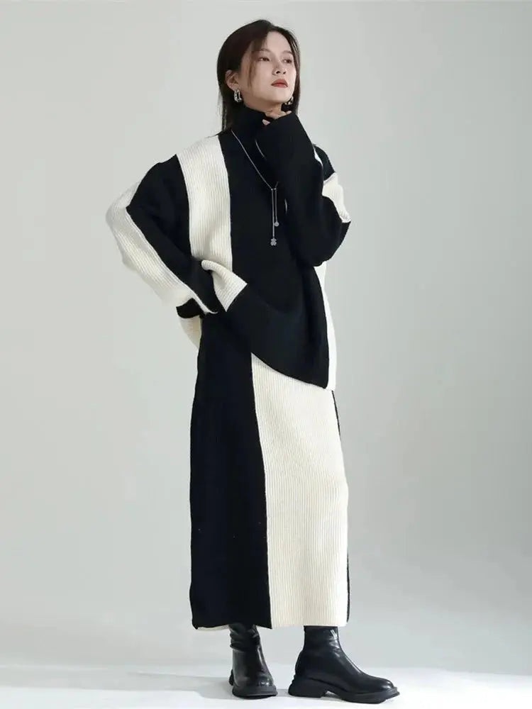 Kmessta Sweater Skirt Set by Marigold Shadows Marigold Shadows