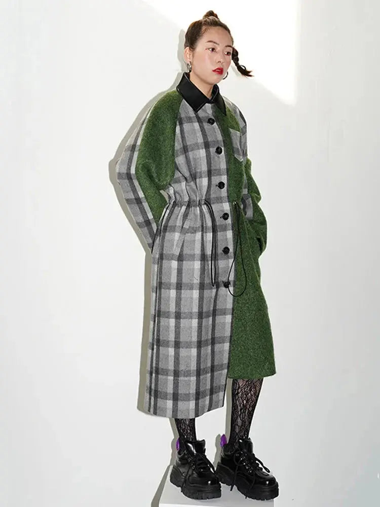 Kuchana Asymmetric Cape Coat by Marigold Shadows Marigold Shadows