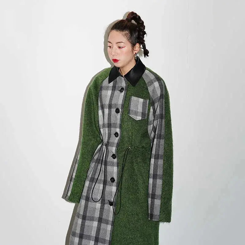 Kuchana Asymmetric Cape Coat by Marigold Shadows Marigold Shadows