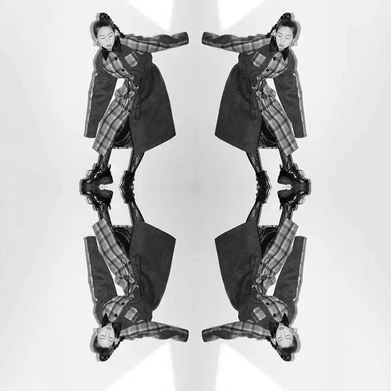 Kuchana Asymmetric Cape Coat by Marigold Shadows Marigold Shadows