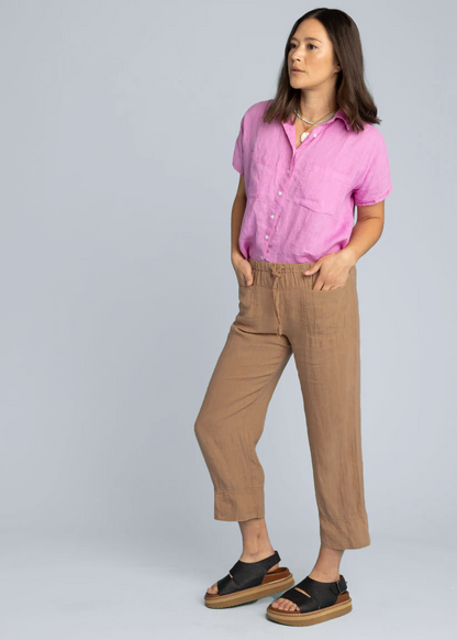 Marina Pant - Linen Mocha