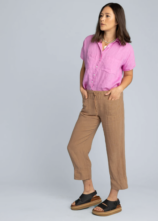 Marina Pant - Linen Mocha