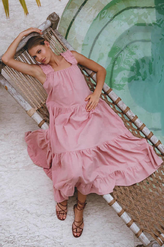 La Palma Linen Maxi Dress by Bali Lane Bali Lane
