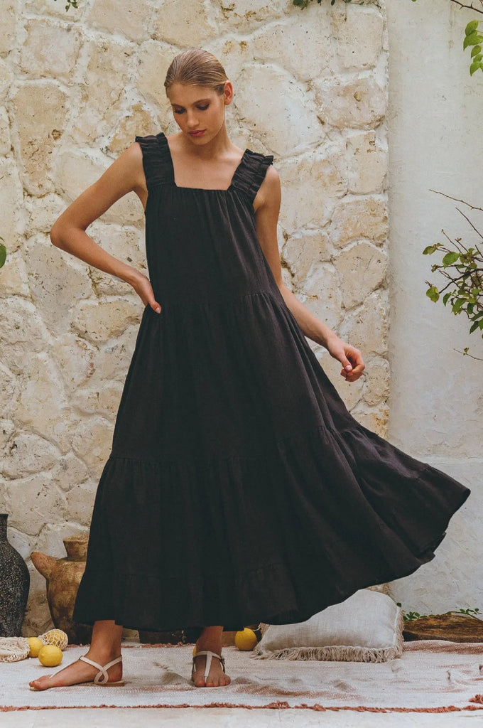 La Palma Linen Maxi Dress by Bali Lane Bali Lane