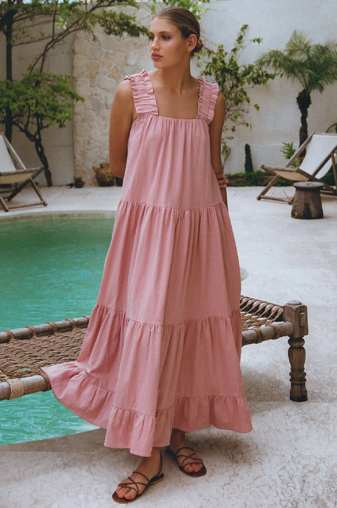 La Palma Linen Maxi Dress by Bali Lane Bali Lane