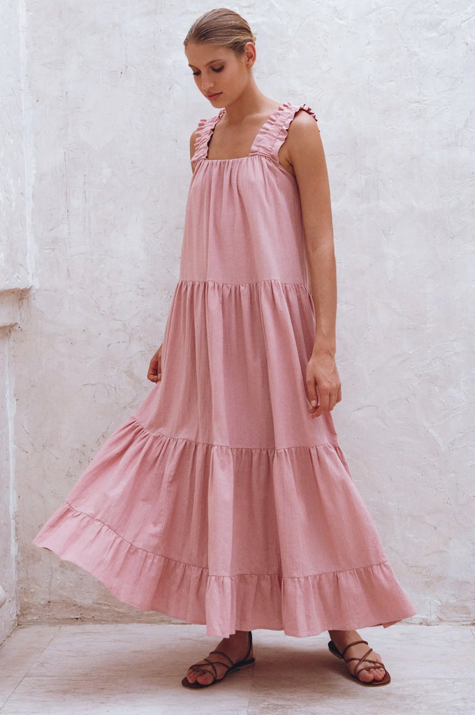 La Palma Linen Maxi Dress by Bali Lane Bali Lane