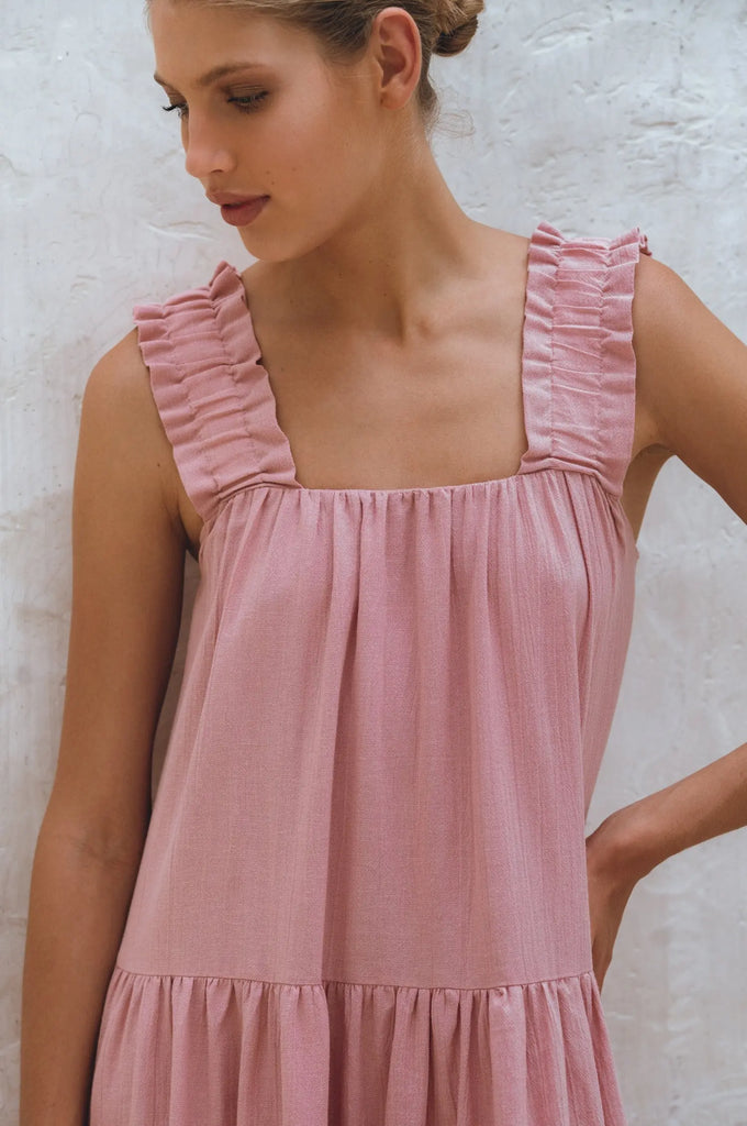 La Palma Linen Maxi Dress by Bali Lane Bali Lane