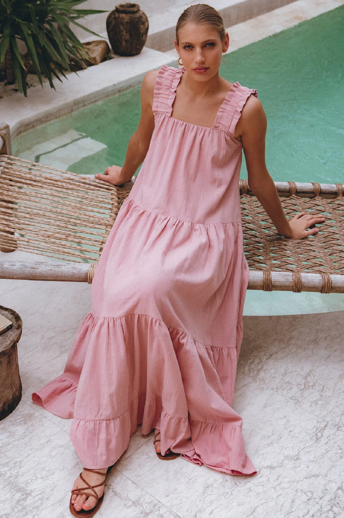 La Palma Linen Maxi Dress by Bali Lane Bali Lane