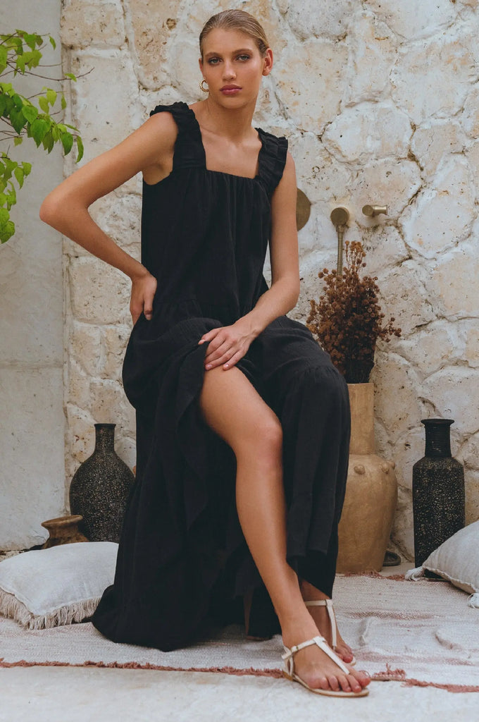 La Palma Linen Maxi Dress by Bali Lane Bali Lane