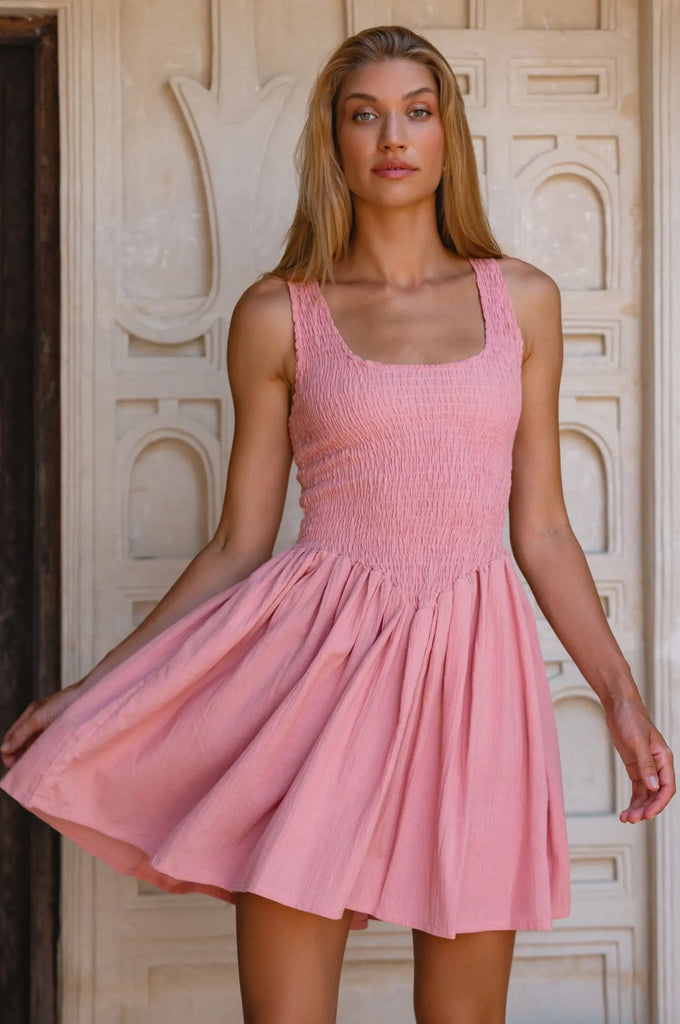 Lalita Linen Mini Dress by Bali Lane Bali Lane