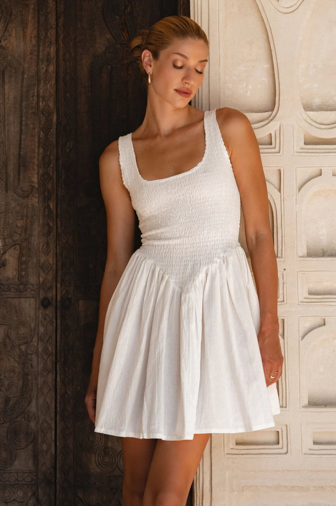 Lalita Linen Mini Dress by Bali Lane Bali Lane