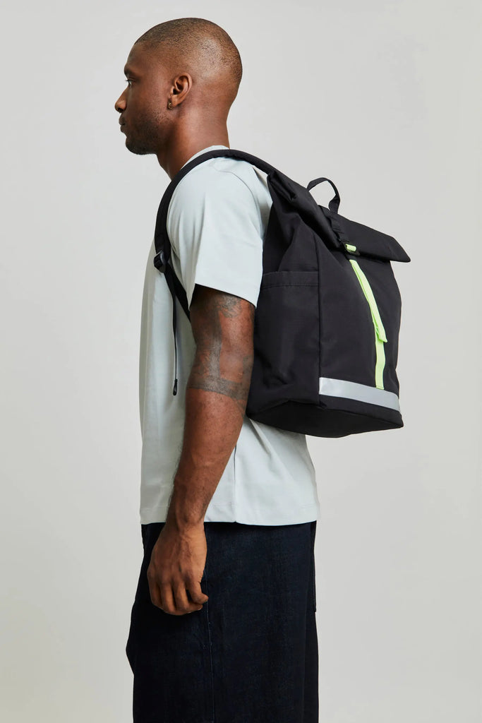 Lars Roll Backpack Black Lime Vandra by Lefrik USA Lefrik USA