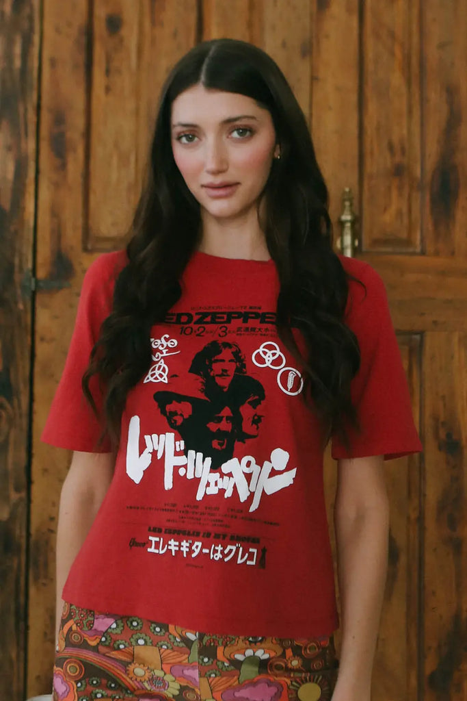 Led Zeppelin 1972 Japan Concert Tee by People of Leisure People of Leisure