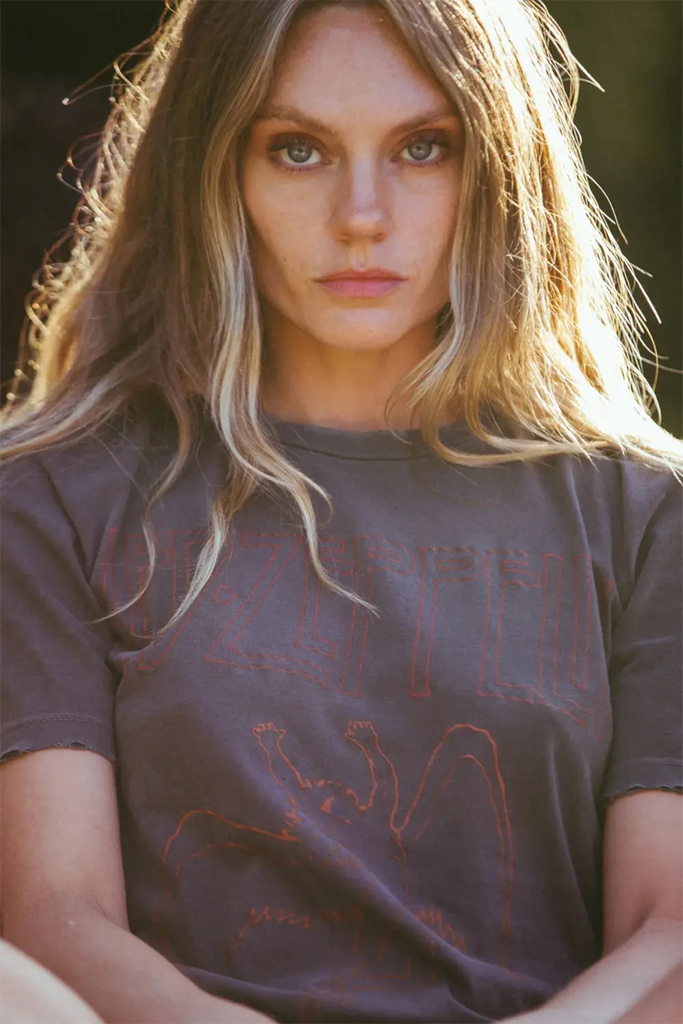 Led Zeppelin Sunkissed Boyfriend Tee by People of Leisure People of Leisure