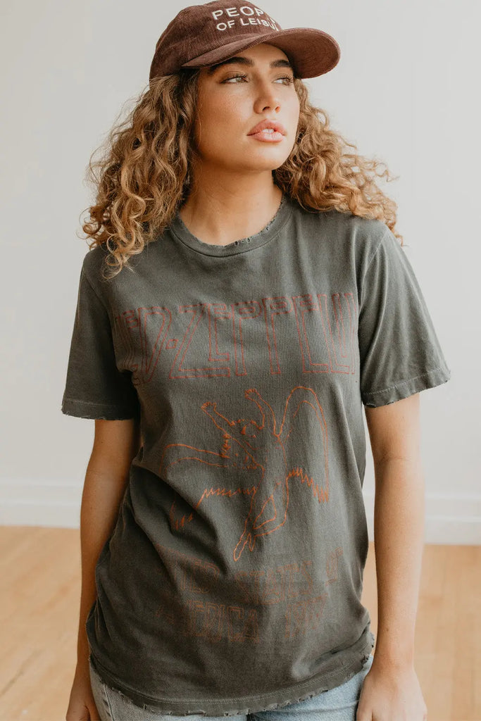 Led Zeppelin Sunkissed Boyfriend Tee by People of Leisure People of Leisure