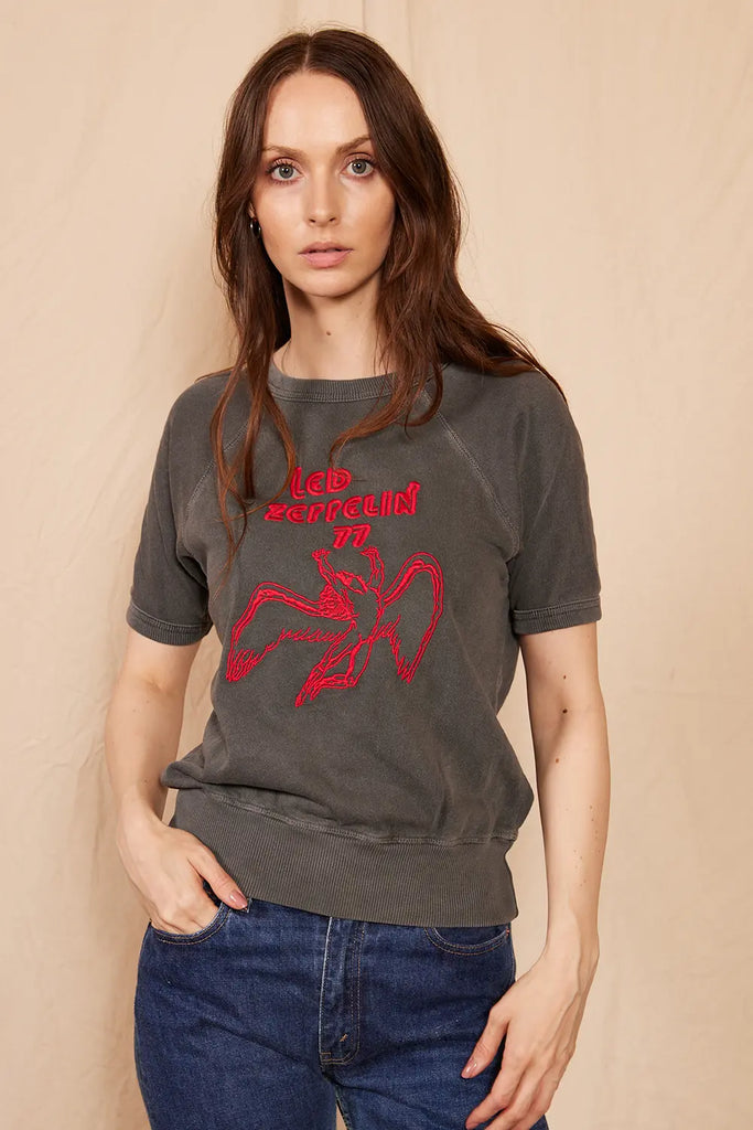 Led Zeppelin '77 Terry Raglan Shirt by People of Leisure People of Leisure