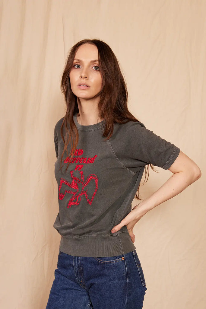 Led Zeppelin '77 Terry Raglan Shirt by People of Leisure People of Leisure