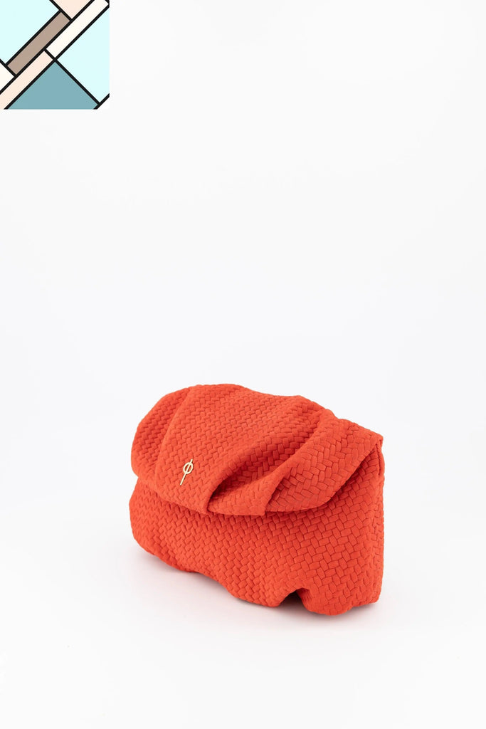 Leda Braid Handbag Red OTRERA