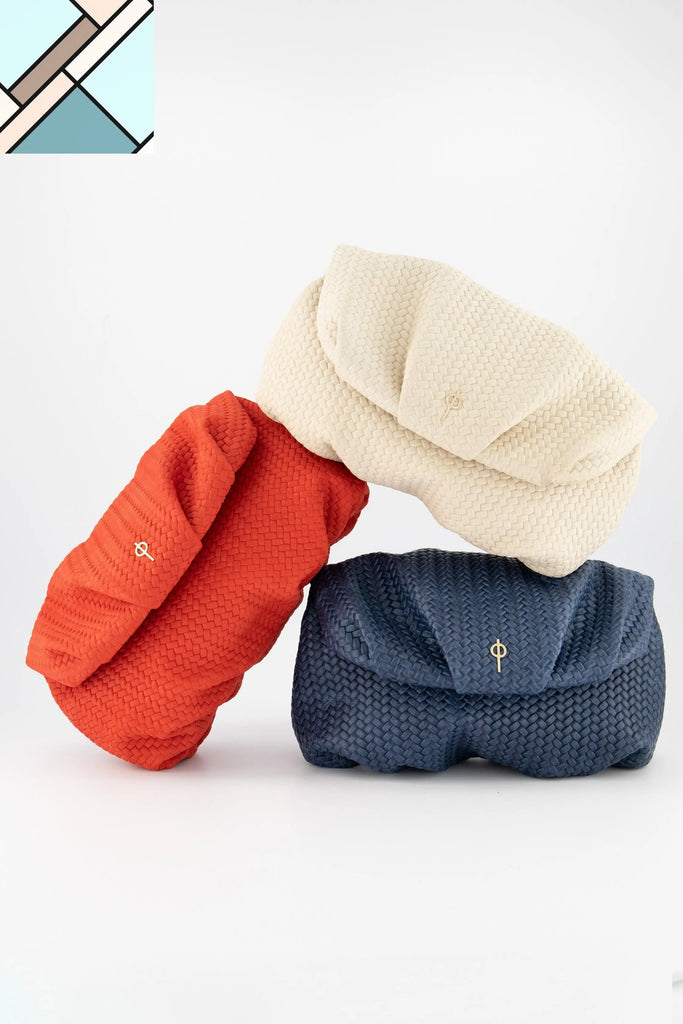 Leda Braid Handbag Red OTRERA